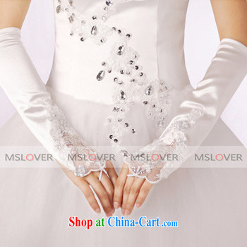 MSLover luxury lace flowers 5 refer to long, Dinner Show bridal wedding gloves wedding gloves ST 1303 white pictures, price, brand platters! Elections are good character, the national distribution, so why buy now enjoy more preferential! Health