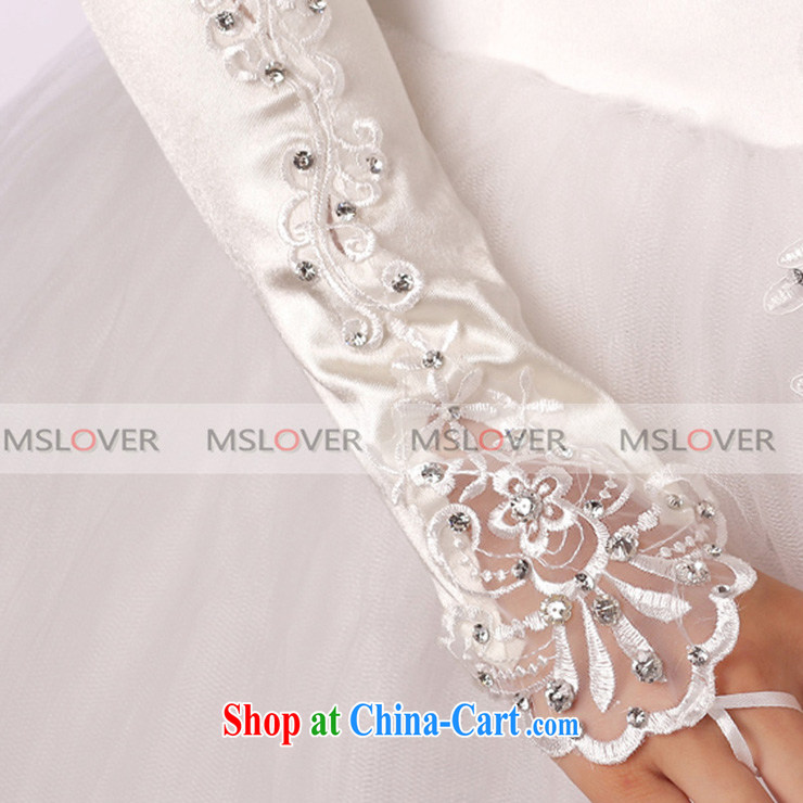 MSLover lace Openwork framed by drilling a long Dinner Show bridal wedding gloves wedding gloves ST 1307 white pictures, price, brand platters! Elections are good character, the national distribution, so why buy now enjoy more preferential! Health