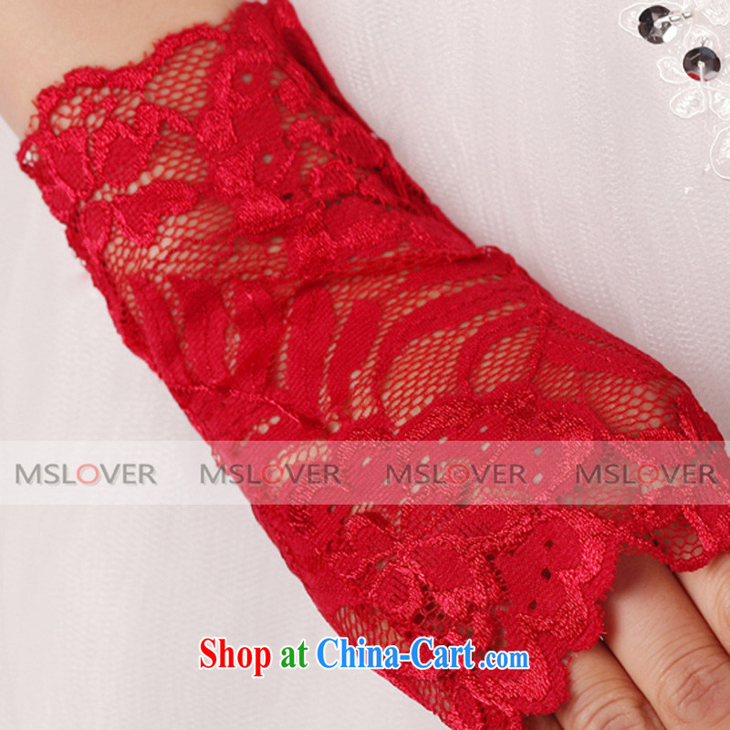 Ballet MSLover silk embroidery on a terrace, a dinner show marriages gloves ST 1232 red, name, Elizabeth (MSLOVER), shopping on the Internet