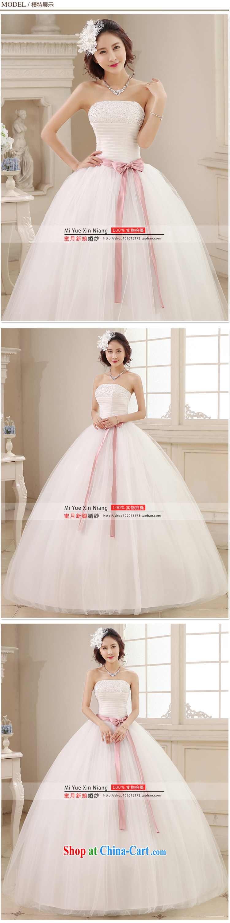Honeymoon bridal wedding dresses 2015 new Korean version, erase chest wedding with Princess tie wedding white L pictures, price, brand platters! Elections are good character, the national distribution, so why buy now enjoy more preferential! Health