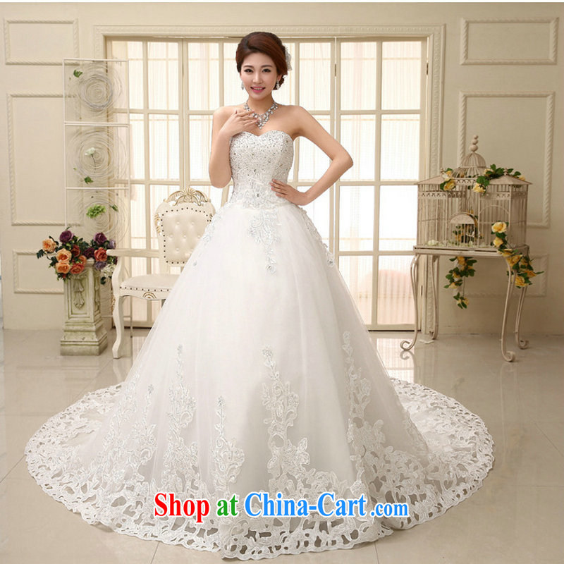 Optimize Philip Wong Yu-hong spring 2014 new wedding dresses elegant sweet bare chest bridal with Princess parquet drill wedding XS 889 white XXL, optimize, and shopping on the Internet