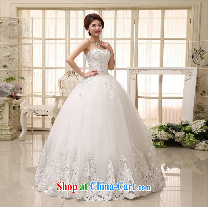 Optimize Philip Wong Yu-hong spring 2014 new wedding dresses elegant sweet bare chest bridal with Princess parquet drill wedding XS 889 white XXL, optimize, and shopping on the Internet