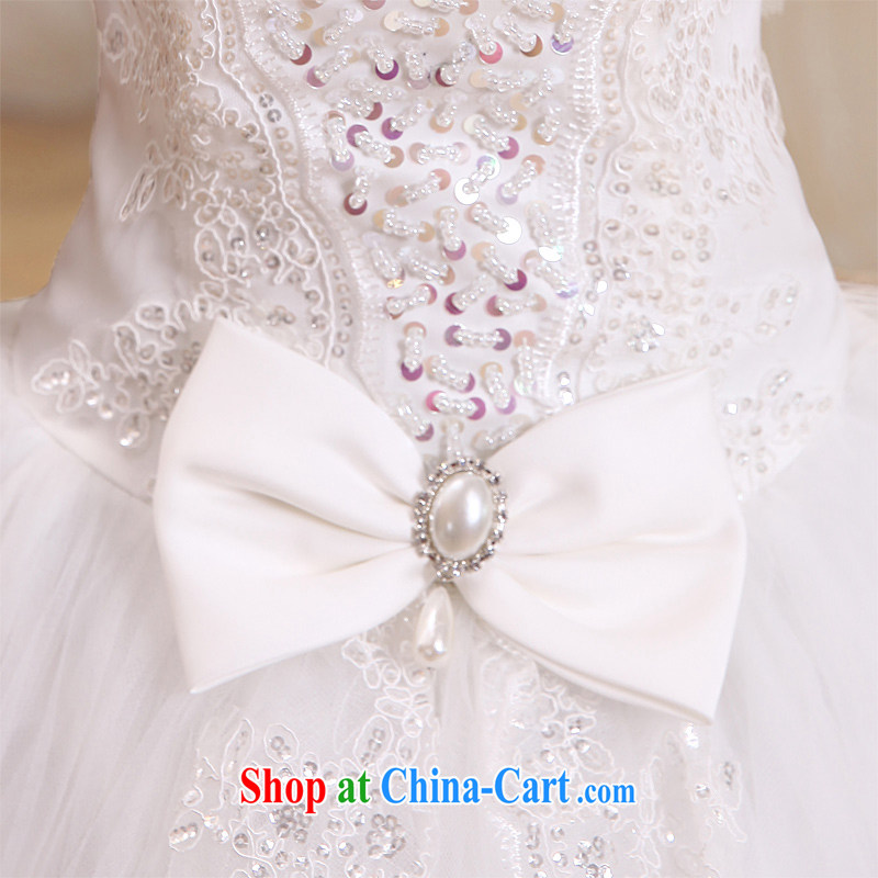 Honeymoon bridal 2015 new wedding elegant double-shoulder wedding new sweet Princess with strap wedding white XL, Honeymoon bridal, and, on-line shopping