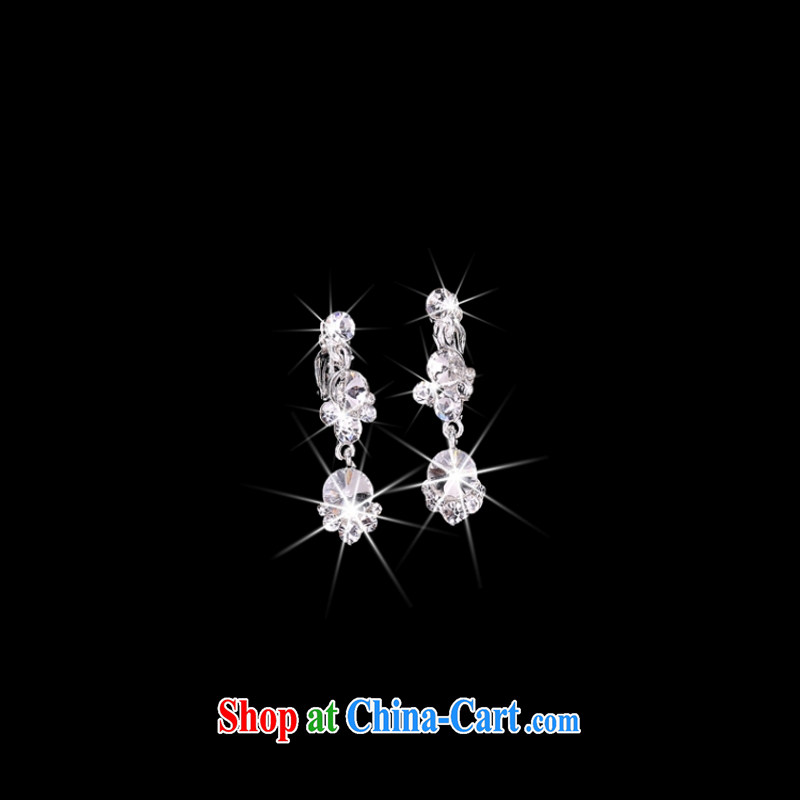 Yong-yan and 2015 new Crown necklace earrings A 18 white, Yong-yan good offices, shopping on the Internet
