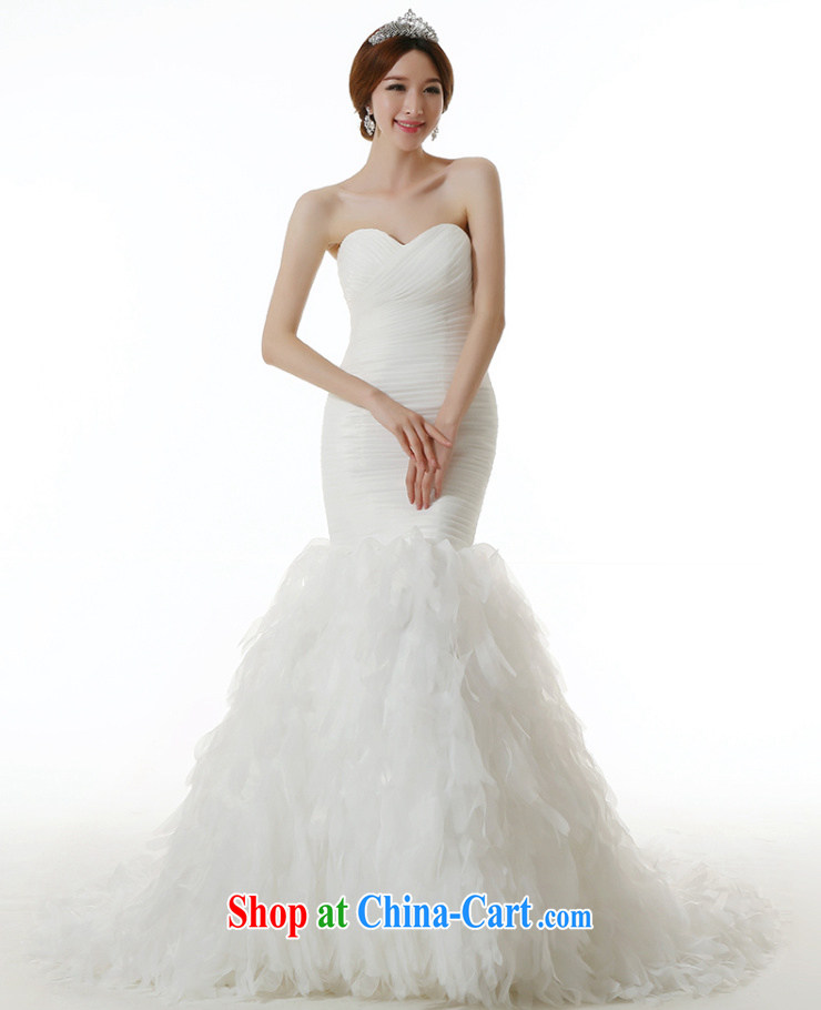 clean and simple definition crowsfoot wedding small tail 2015 new crowsfoot wedding dresses dream fashion petals feather-tail wedding dresses white tailored pictures, price, brand platters! Elections are good character, the national distribution, so why buy now enjoy more preferential! Health