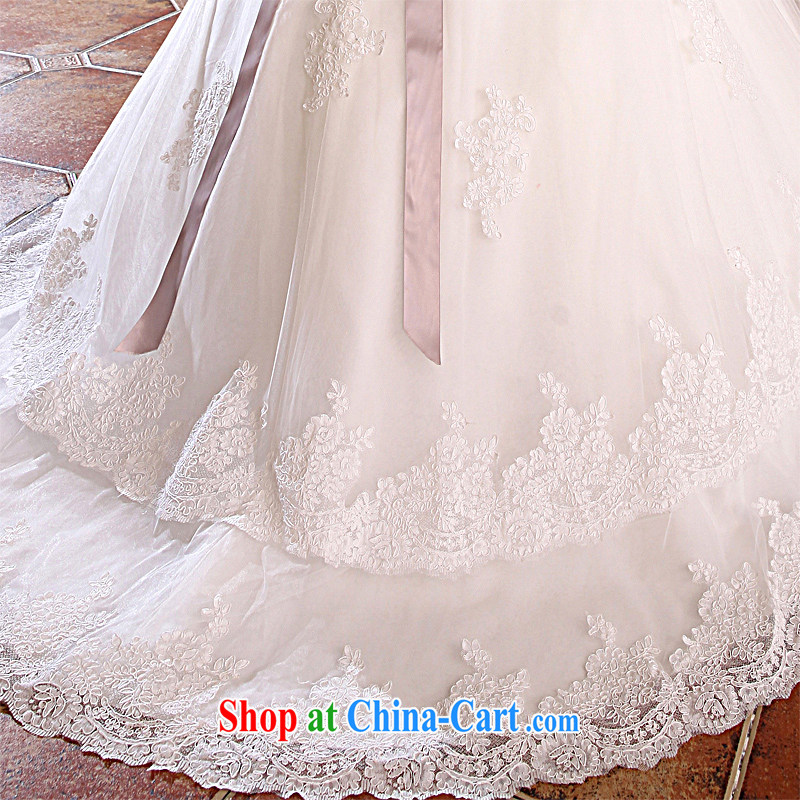 Honeymoon bridal wedding dresses 2015 new lace tie-wedding-tail wedding white XL, Honeymoon bridal, online shopping
