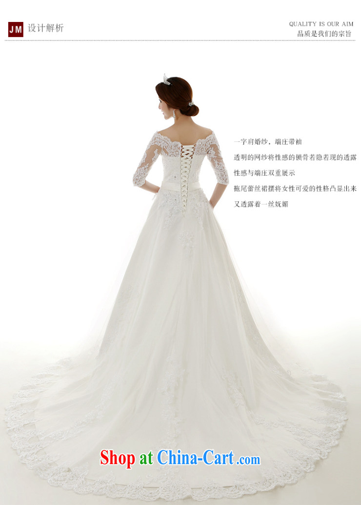 Dirty comics 2015 spring and summer New Field shoulder collar long-sleeved the tail wedding dresses Korean Beauty Princess bridal straps lace tail wedding dresses and tail, XXL pictures, price, brand platters! Elections are good character, the national distribution, so why buy now enjoy more preferential! Health