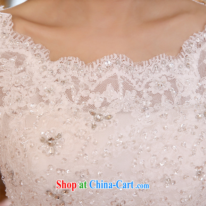 Honeymoon bridal wedding dresses 2015 new dream lace wedding with Korean-style wedding white XL, Honeymoon bridal, shopping on the Internet