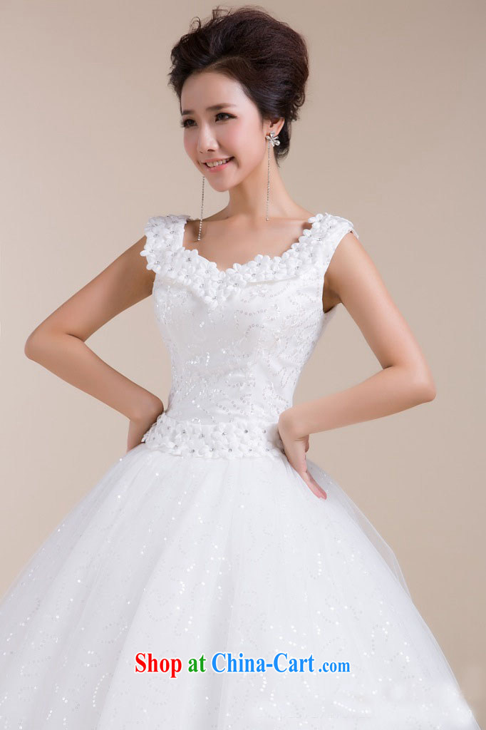 Optimize Hung-new strap with a shoulder skirts and flowers with waist and stylish simplicity wedding dresses XS 7077 white package pictures, price, brand platters! Elections are good character, the national distribution, so why buy now enjoy more preferential! Health