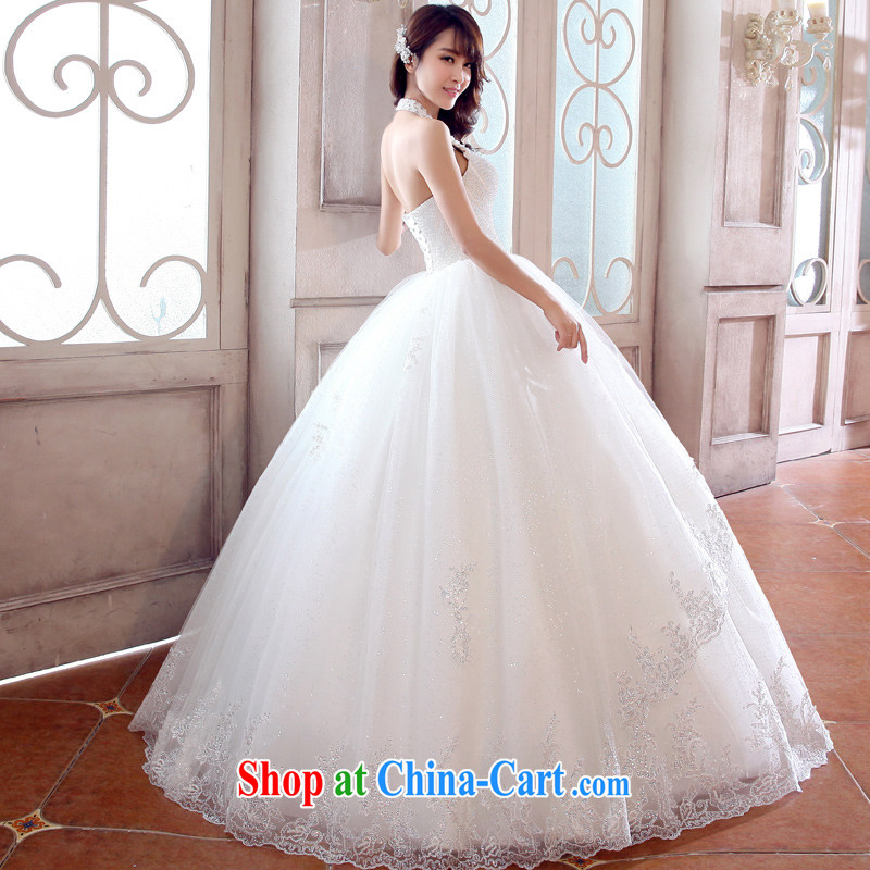 Honeymoon bridal wedding dresses 2015 spring New Products wedding dresses and stylish is also a manual Korean beauty with wedding white XL, Honeymoon bridal, shopping on the Internet
