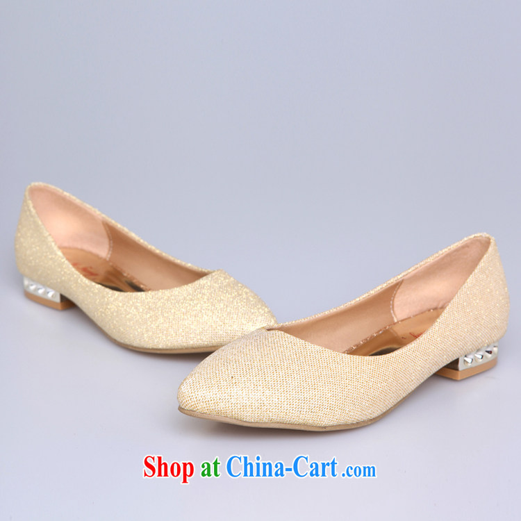 Rain is still Yi marriages wedding ceremony bridal shoes gold bridesmaid shoes flat shoe good pregnant women wearing red wedding shoes XZ 054 red 40 pictures, price, brand platters! Elections are good character, the national distribution, so why buy now enjoy more preferential! Health