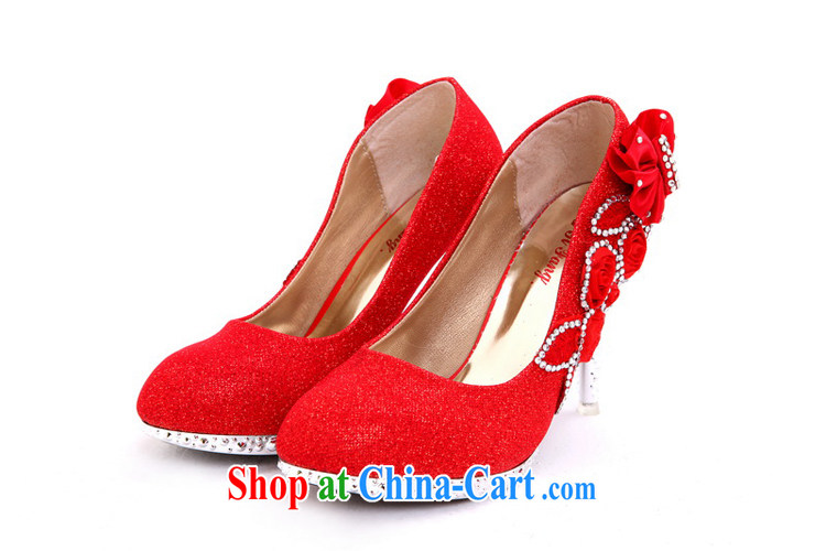 Rain is still Yi New wedding shoes bridal wedding shoes ultra-Noble water drilling shoe flower-drilling bridal wedding dresses, shoes XZ 072 red 39 pictures, price, brand platters! Elections are good character, the national distribution, so why buy now enjoy more preferential! Health