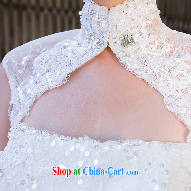 The bride's wedding-tail 2015 new Korean crowsfoot lace Korean wedding dresses 871 M, a bride, and shopping on the Internet