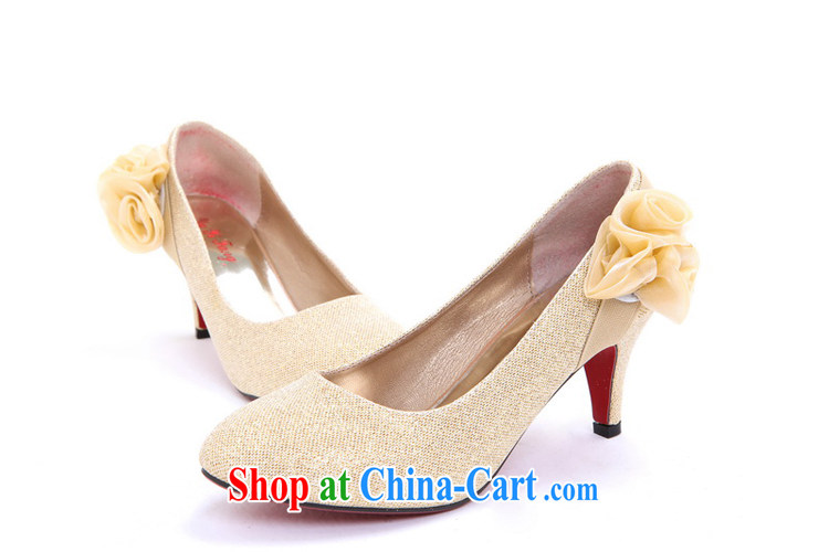 Rain Coat yet marriage wedding dresses bridal wedding dress shoes wedding shoes bridesmaid wedding shoes dance shoes red wedding shoes XZ 103 gold 35 pictures, price, brand platters! Elections are good character, the national distribution, so why buy now enjoy more preferential! Health