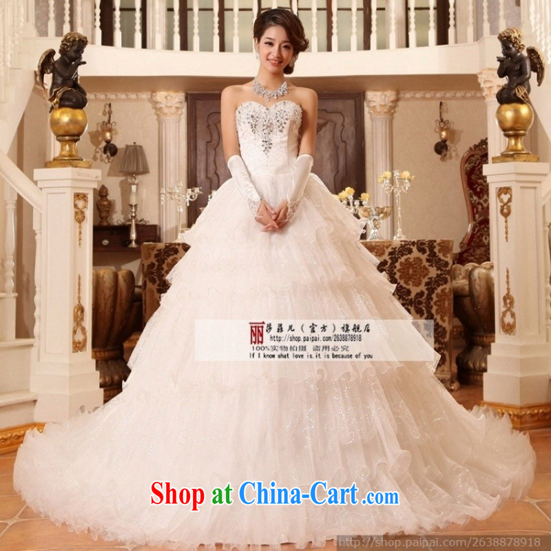 Love so Peng-2015, luxurious tail wedding dresses long-tail Korean bridal wedding dresses and Noble and elegant buy on the model 3-piece set, love so-pang, and, shopping on the Internet