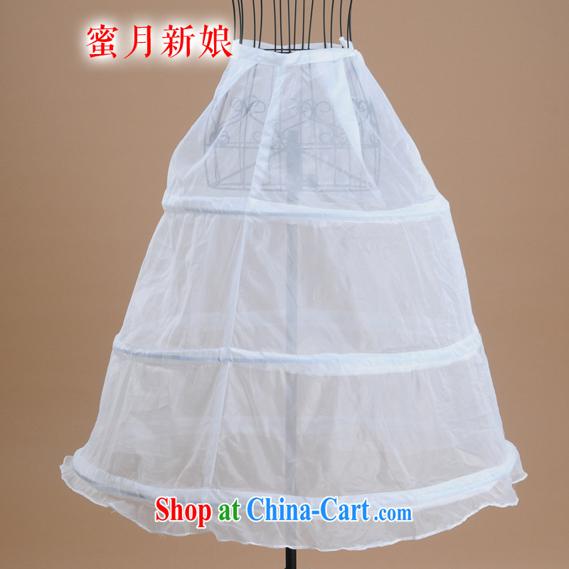 Honeymoon bridal wedding dresses the mandatory accessories 3 strands of the wire brace skirt can be folded wedding dress stays white, Honeymoon bridal, shopping on the Internet