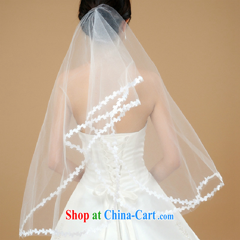 Honeymoon bridal bridal head yarn boutique head yarn plain lace and yarn bridal accessories bridal headdress white