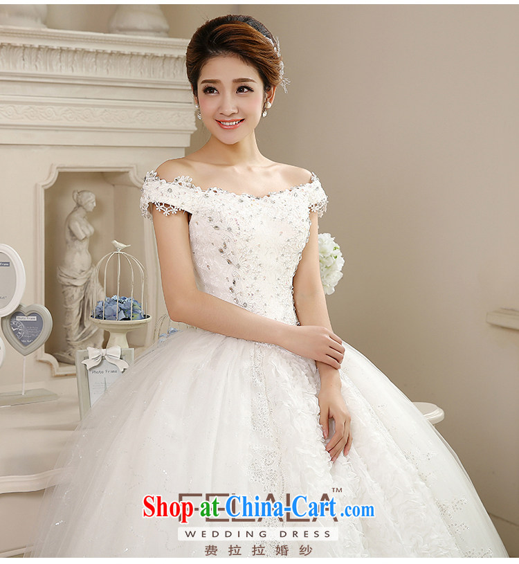 Ferrara ♀ 2015 new wedding dresses one shoulder wedding Korean-style water drilling pregnant larger wedding dresses Home XL (2 feet 2) pictures, price, brand platters! Elections are good character, the national distribution, so why buy now enjoy more preferential! Health