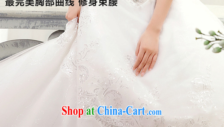 7 color 7 tone Korean version 2015 new larger graphics thin smears chest long-tail tied with a bright diamond sexy wedding dresses H 010 white tail M pictures, price, brand platters! Elections are good character, the national distribution, so why buy now enjoy more preferential! Health