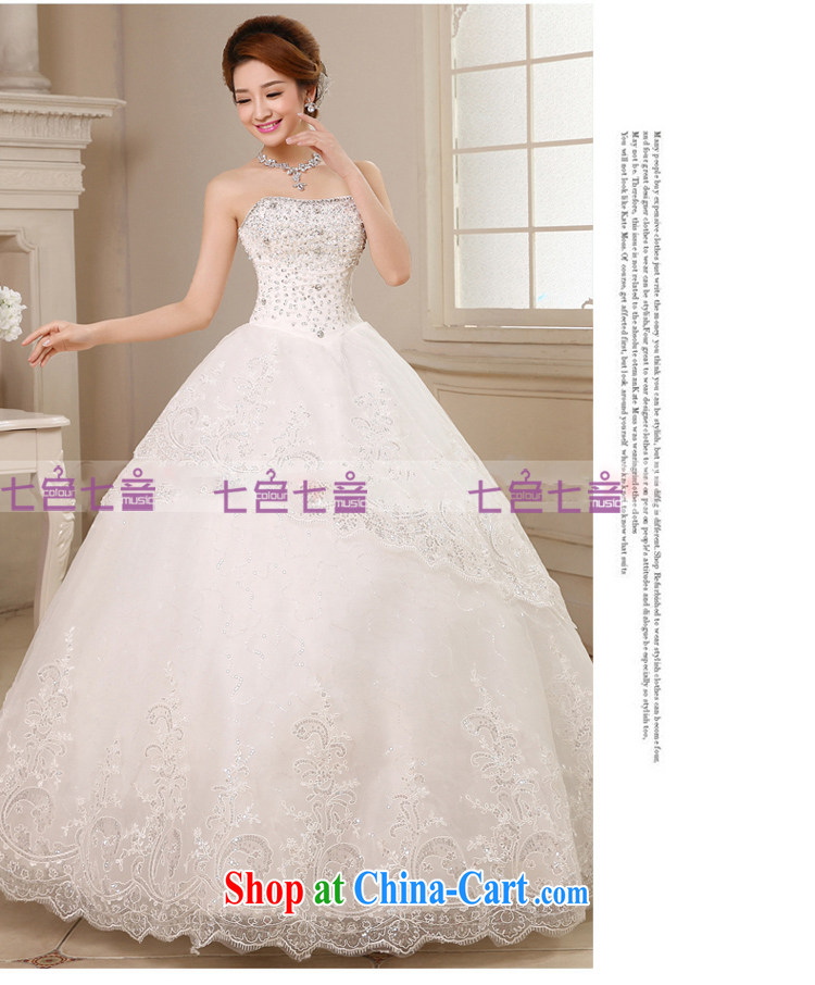 7 color 7 tone Korean version 2015 new larger graphics thin smears chest long-tail tied with a bright diamond sexy wedding dresses H 010 white tail M pictures, price, brand platters! Elections are good character, the national distribution, so why buy now enjoy more preferential! Health
