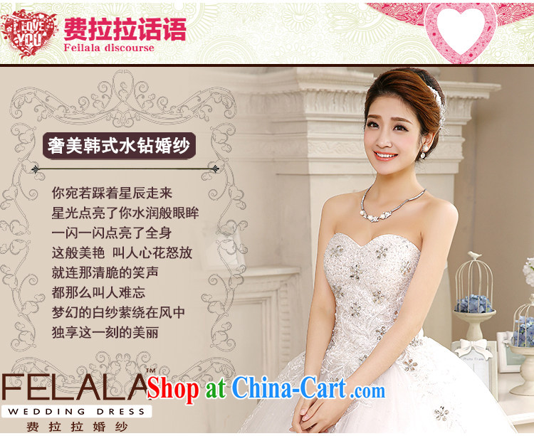 Ferrara ♀ wedding dresses new 2015 Korean wiped chest Deep V collar with Princess shaggy dress lace simple drill summer XL (2 feet 2) pictures, price, brand platters! Elections are good character, the national distribution, so why buy now enjoy more preferential! Health