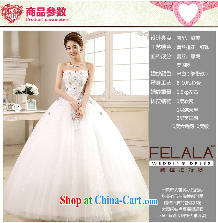 Ferrara ♀ wedding dresses new 2015 Korean wiped chest Deep V collar with Princess shaggy dress lace simple drill summer XL (2 feet 2) pictures, price, brand platters! Elections are good character, the national distribution, so why buy now enjoy more preferential! Health