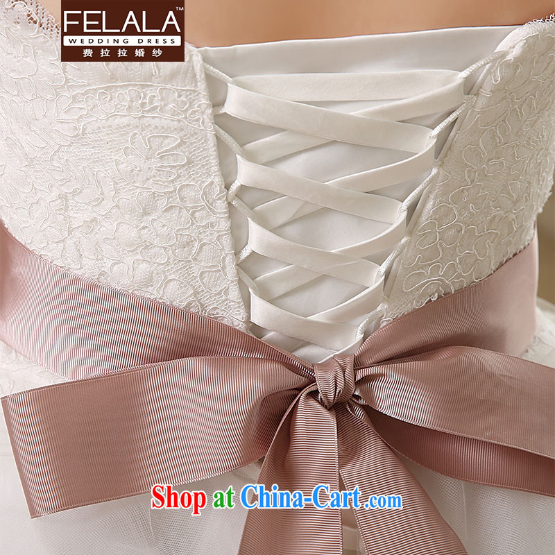 Ferrara ♀ 2015 new wedding dresses with bare chest Korean-style wedding the waist graphics thin wedding summer XL (2 feet 2), Ferrara wedding (FELALA), and, on-line shopping