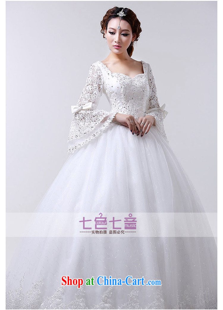 7 color 7 tone Korean version 2014 new autumn and winter lace a shoulder for half-long-sleeved Korean Princess retro with cuff in wedding dresses H 013 white tailored pictures, price, brand platters! Elections are good character, the national distribution, so why buy now enjoy more preferential! Health