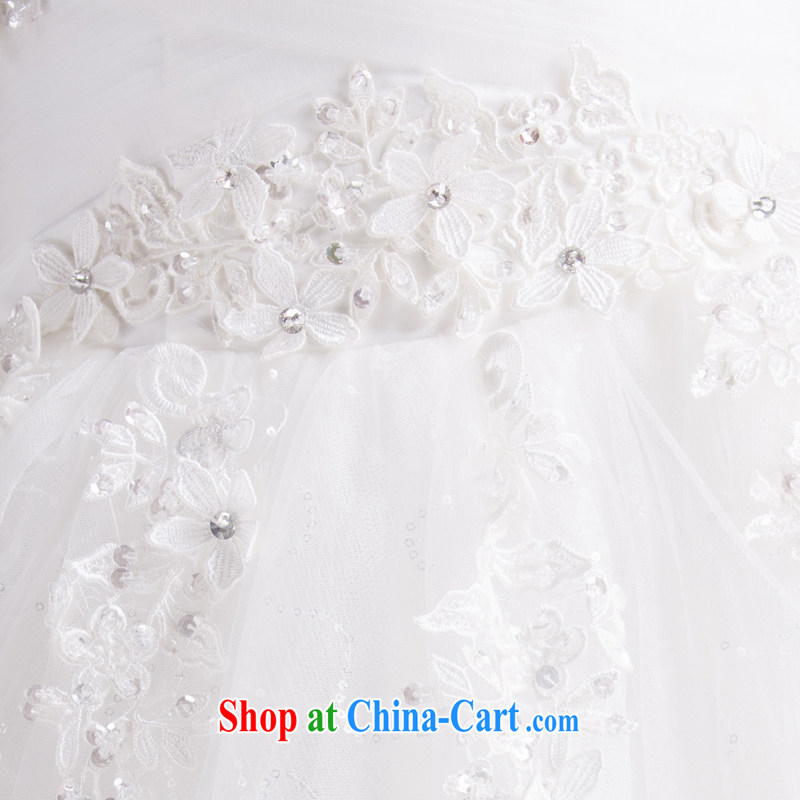 7 color 7 tone Korean version 2014 new marriages wiped Chest straps, with the flowers, wedding dresses H 012 white tailored to 7-Color 7 tone, shopping on the Internet
