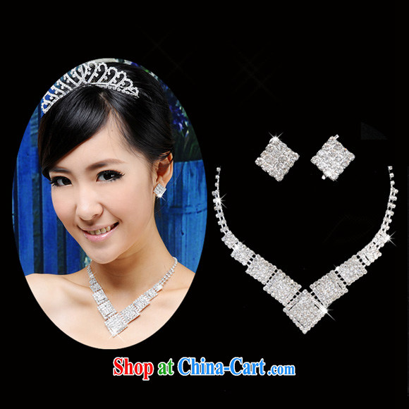Honeymoon bridal wedding jewelry bridal necklace bridal suite link bridal jewelry wedding necklace earrings two-piece white pictures, price, brand platters! Elections are good character, the national distribution, so why buy now enjoy more preferential! Health