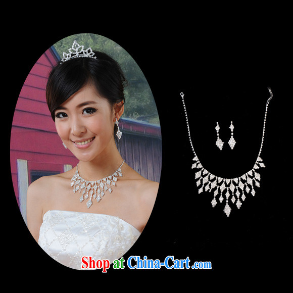 Honeymoon bridal wedding jewelry bridal full water diamond necklace bridal necklace earrings set white pictures, price, brand platters! Elections are good character, the national distribution, so why buy now enjoy more preferential! Health