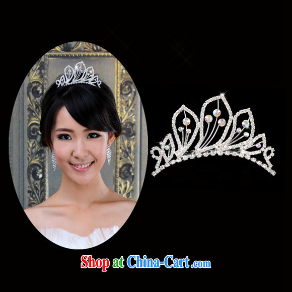 Honeymoon bridal Crown bridal jewelry bridal headdress bridal hair accessories the comb-style Crown white pictures, price, brand platters! Elections are good character, the national distribution, so why buy now enjoy more preferential! Health