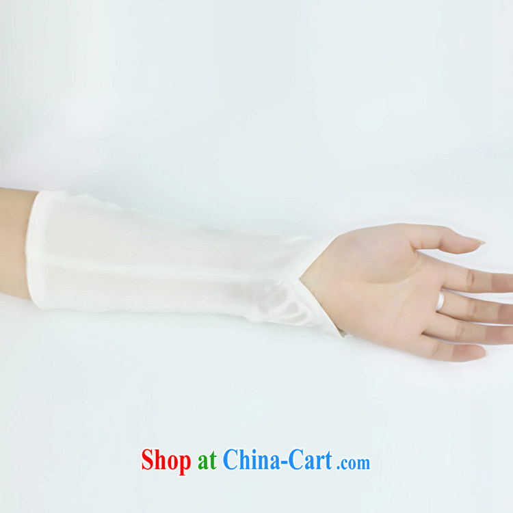 7-Color 7 tone 4 party embroidered Satin no means biological empty gloves wedding dresses long gloves wedding accessories S 001 white are code pictures, price, brand platters! Elections are good character, the national distribution, so why buy now enjoy more preferential! Health