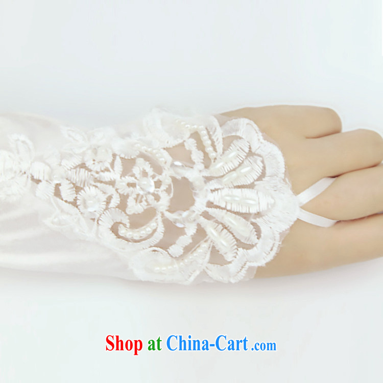 7-Color 7 tone 4 party embroidered Satin no means biological empty gloves wedding dresses long gloves wedding accessories S 001 white are code pictures, price, brand platters! Elections are good character, the national distribution, so why buy now enjoy more preferential! Health