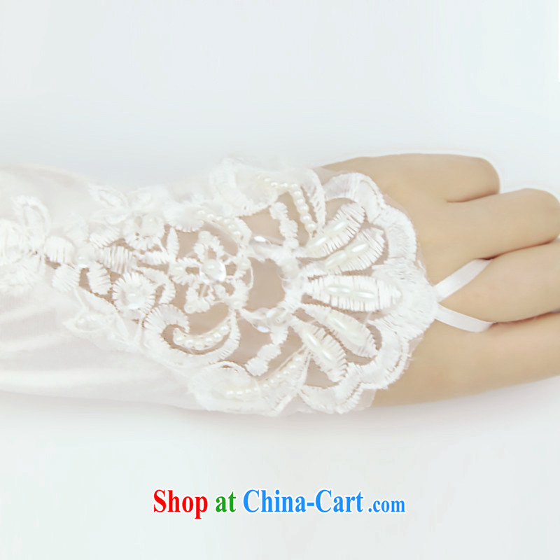 7 color 7 tone 4 party embroidered Satin no means biological empty gloves wedding dresses long gloves wedding accessories S 001 white, code, and 7-Color 7 tone, shopping on the Internet