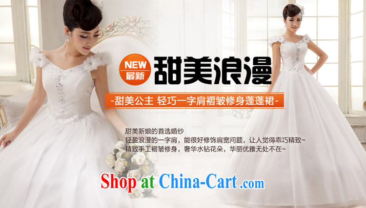 Honeymoon bridal wedding dresses 2015 new sweet field shoulder Princess wedding wood drill shaggy wedding white XXL pictures, price, brand platters! Elections are good character, the national distribution, so why buy now enjoy more preferential! Health