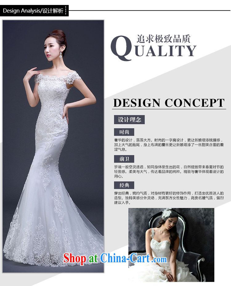 7 color 7 tone Korean version 2015 New Beauty Korean-style shoulders minimalist field shoulder crowsfoot tail wedding dresses H 015 white tailored (final) pictures, price, brand platters! Elections are good character, the national distribution, so why buy now enjoy more preferential! Health