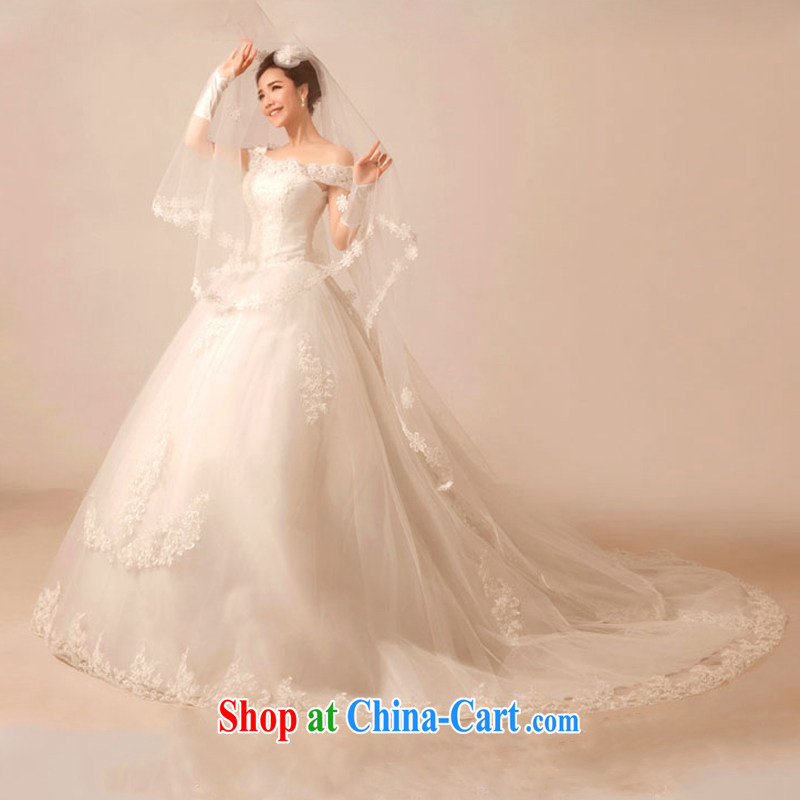 7 color 7 tone Korean wedding dresses new 2014 luxury one shoulder lace-tail with Princess tie wedding H 016 with XL section, 7 color 7 tone, shopping on the Internet