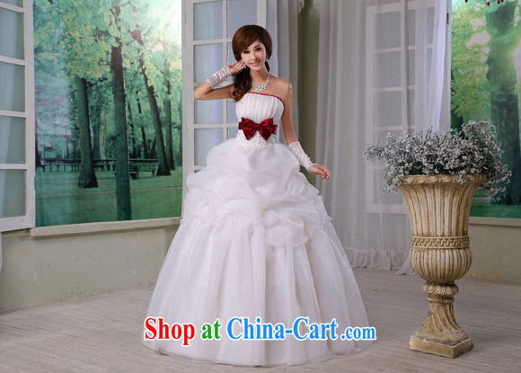 Honeymoon bridal wedding dresses butterfly knot bridal wedding new sweet Princess wedding wine red bow tie white XXL pictures, price, brand platters! Elections are good character, the national distribution, so why buy now enjoy more preferential! Health