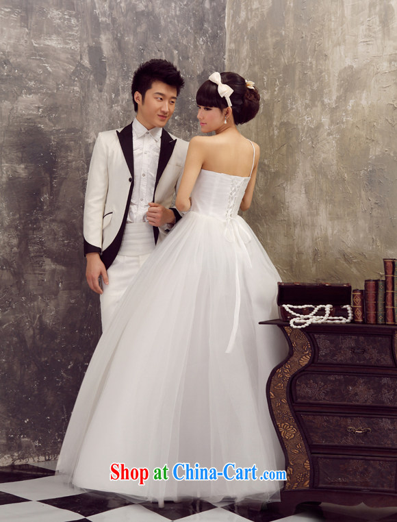 Honeymoon bride single shoulder wedding dresses the shoulder wedding bridal wedding wedding dresses new 2015 sweet Princess wedding white XXL pictures, price, brand platters! Elections are good character, the national distribution, so why buy now enjoy more preferential! Health