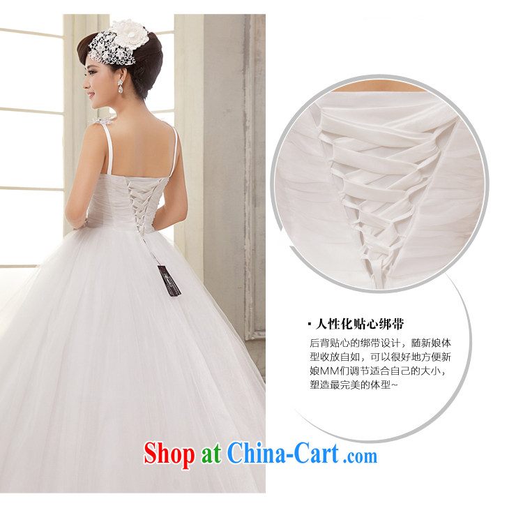Honeymoon bridal wedding dresses 2015 new water drilling flowers bridal wedding Princess shoulders wedding white XXL pictures, price, brand platters! Elections are good character, the national distribution, so why buy now enjoy more preferential! Health