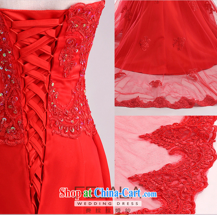 Ferrara red wiped his chest wedding dresses 2013 new luxury lace crowsfoot small tail dress autumn and winter red S (1 feet 9) pictures, price, brand platters! Elections are good character, the national distribution, so why buy now enjoy more preferential! Health