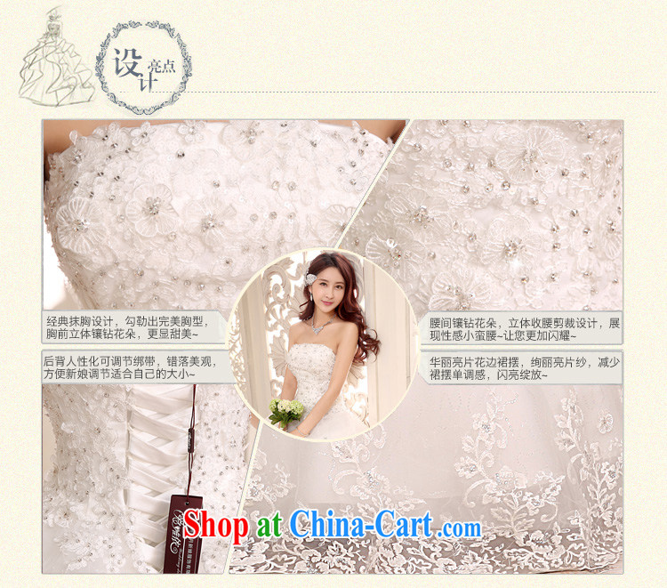 Honeymoon bridal bridal wedding dresses 2015 erase chest wedding with Princess flower tied with shaggy wedding white XL pictures, price, brand platters! Elections are good character, the national distribution, so why buy now enjoy more preferential! Health