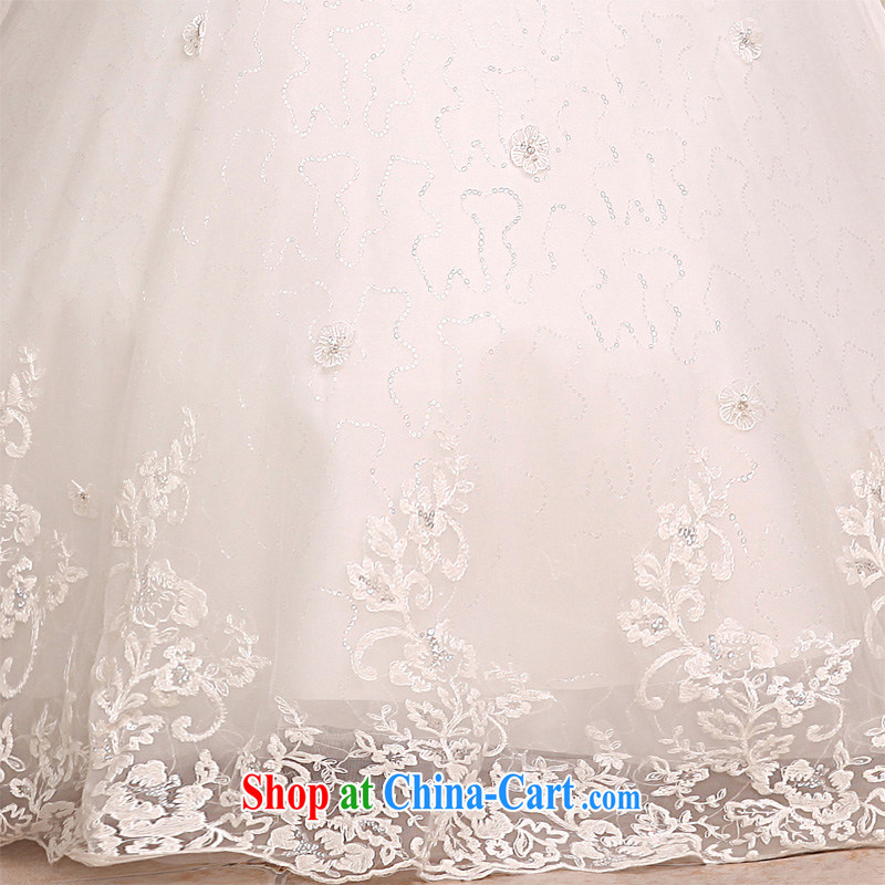 Honeymoon bridal bridal wedding dresses 2015 erase chest wedding with Princess flower tied with shaggy wedding white XL, Honeymoon bridal, shopping on the Internet