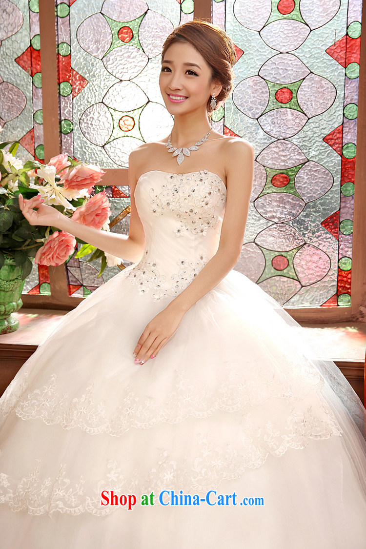 Rain was Yi 2015 new listing white wedding flowers water drilling sweet Princess Mary Magdalene chest strap wedding dresses HS 931 white Suzhou shipping M pictures, price, brand platters! Elections are good character, the national distribution, so why buy now enjoy more preferential! Health
