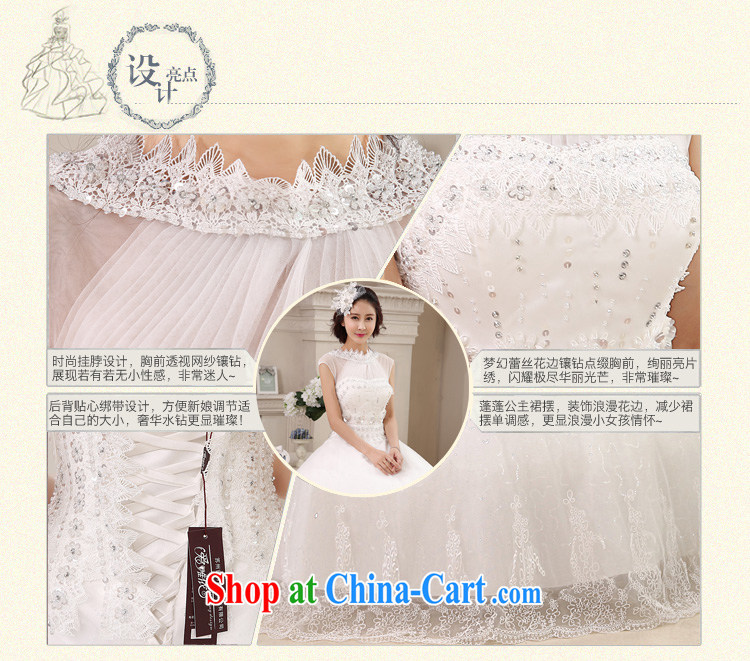 Honeymoon bridal 2015 new wedding dresses Korean princess is also wedding dresses with straps parquet drill wedding white XL pictures, price, brand platters! Elections are good character, the national distribution, so why buy now enjoy more preferential! Health