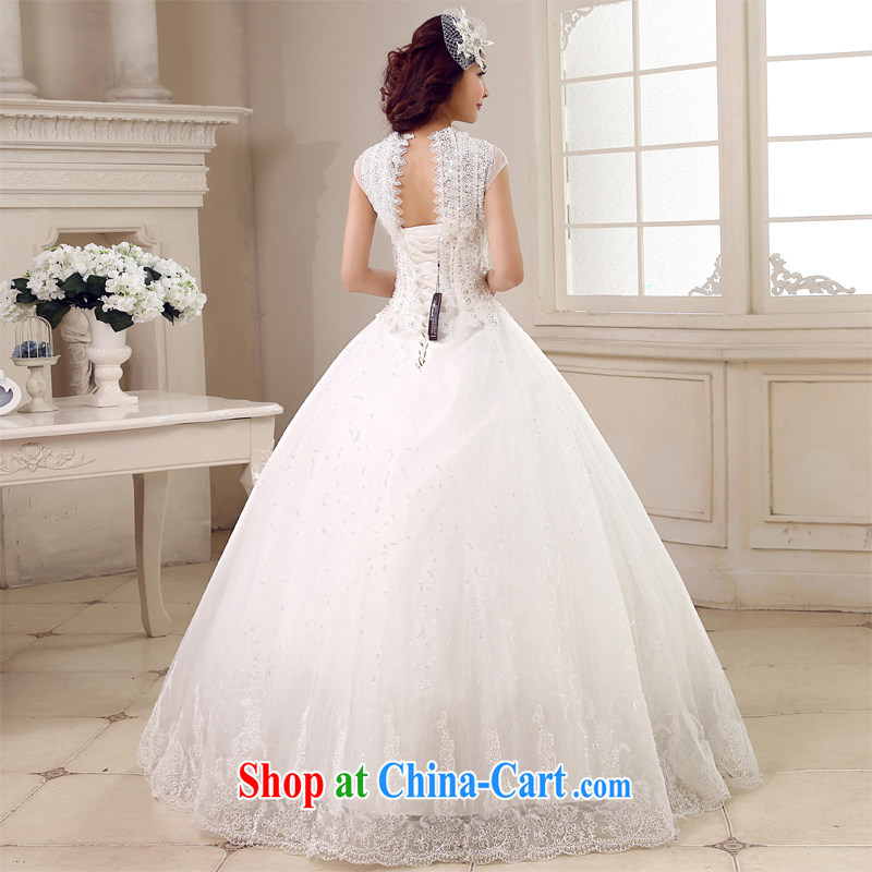 Honeymoon bridal 2015 new wedding dresses Korean princess is also wedding dresses with straps parquet drill wedding white XL, Honeymoon bridal, shopping on the Internet
