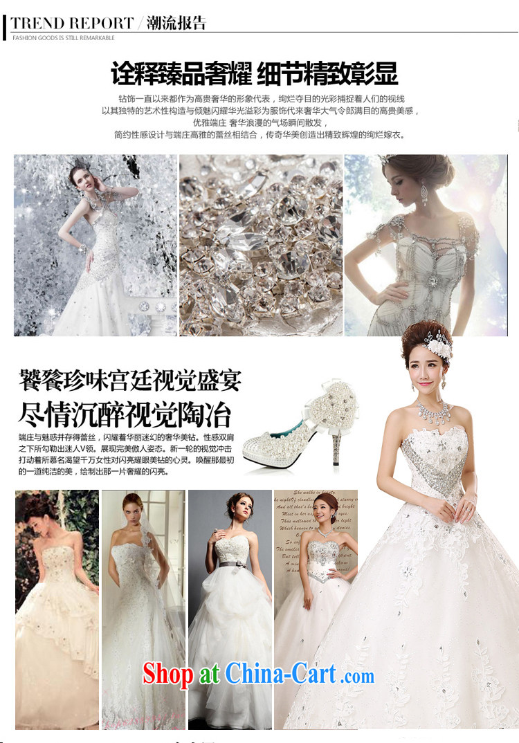 7 color 7 tone Korean version 2015 new Korean heart-shaped bare chest wedding marriages larger graphics thin with wedding dresses H 018 white XXL pictures, price, brand platters! Elections are good character, the national distribution, so why buy now enjoy more preferential! Health