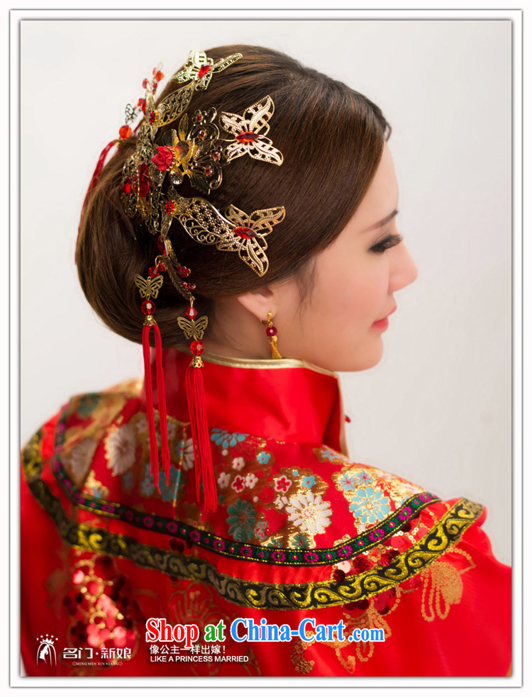The bride's stylish classic head-soo-wo service and bridal headdress butterfly-su package 132 pictures, price, brand platters! Elections are good character, the national distribution, so why buy now enjoy more preferential! Health