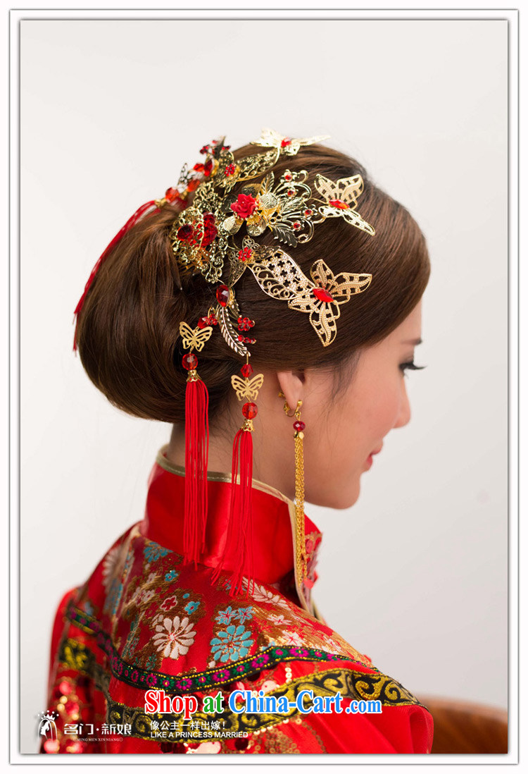 The bride's stylish classic head-soo-wo service and bridal headdress butterfly-su package 132 pictures, price, brand platters! Elections are good character, the national distribution, so why buy now enjoy more preferential! Health